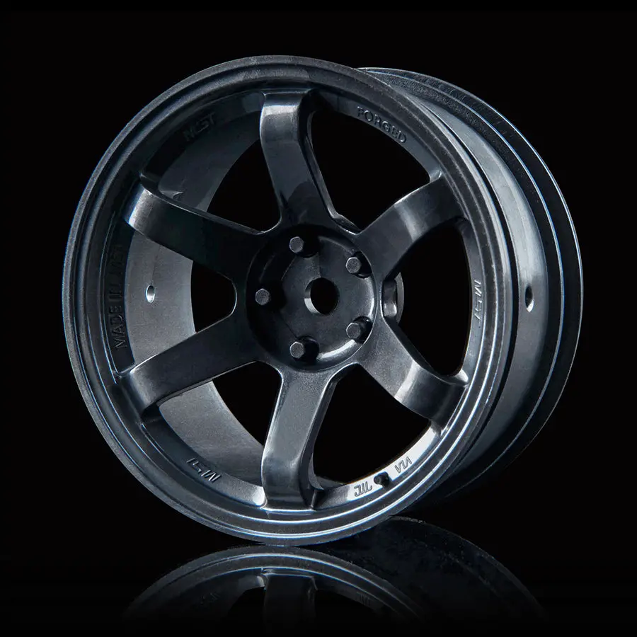 Mst Te37 High Traction Wheel - Gunmetal Grey 1