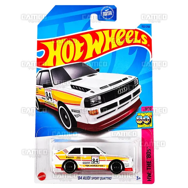84 Audi Sport Quattro #152 White - 2023 Hot Wheels 1