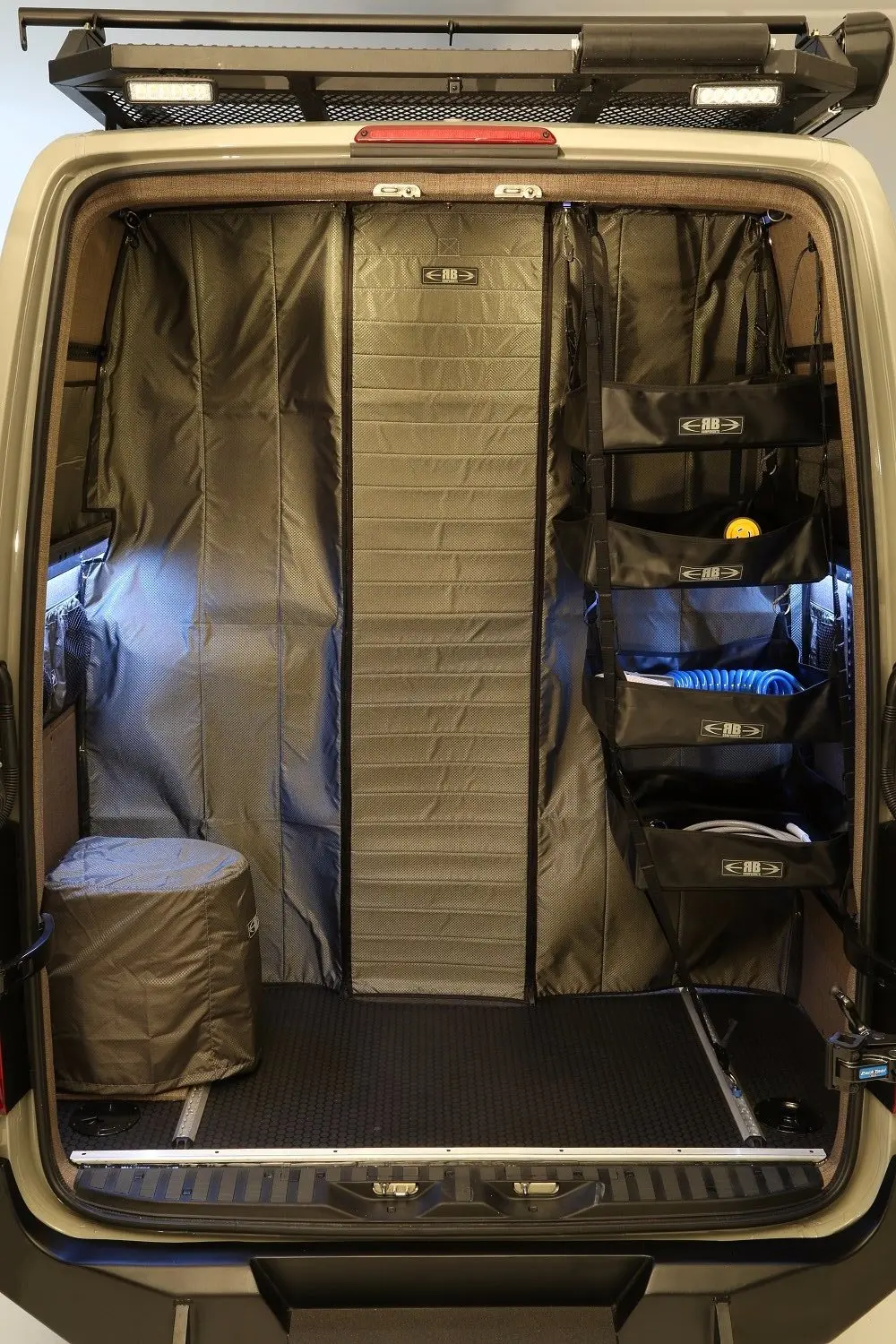 07+ Sprinter Van Fabric Partition Low Roof 1