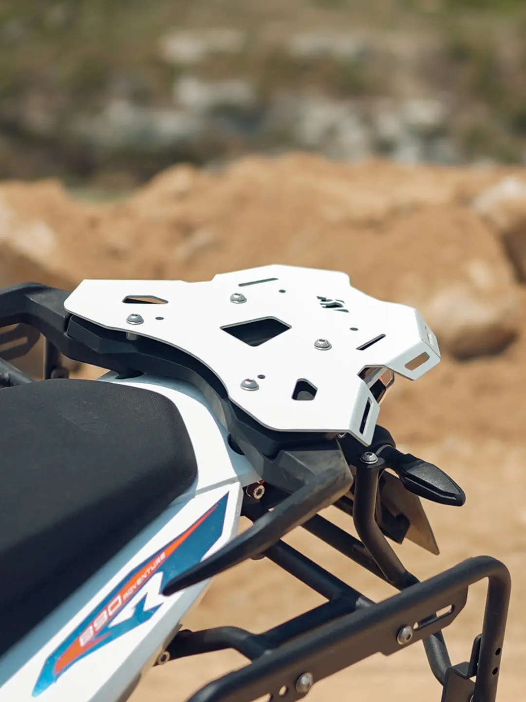 Legundary Ktm Adv 890 Huckita Carrier Plate Silver 1