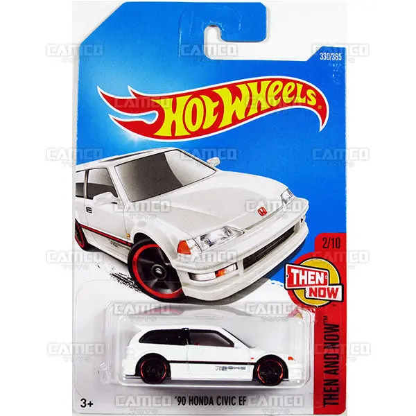 90 Honda Civic Ef #330 White - 2017 Hot Wheels 1