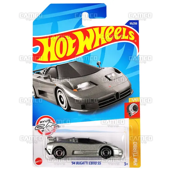 94 Bugatti Eb110 Ss #65 Gray - 2022 Hot Wheels 1