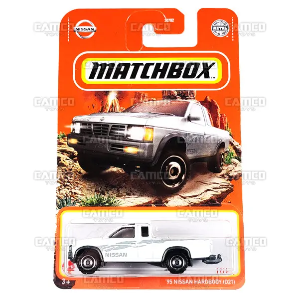 95 Nissan Hardbody (D21) #17 White - 2022 Matchbox 1