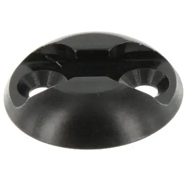 L Track Round Anchor Black Finish 1