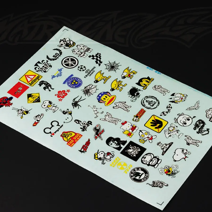 Decoration Logo Decal Sheet Pattern A 1