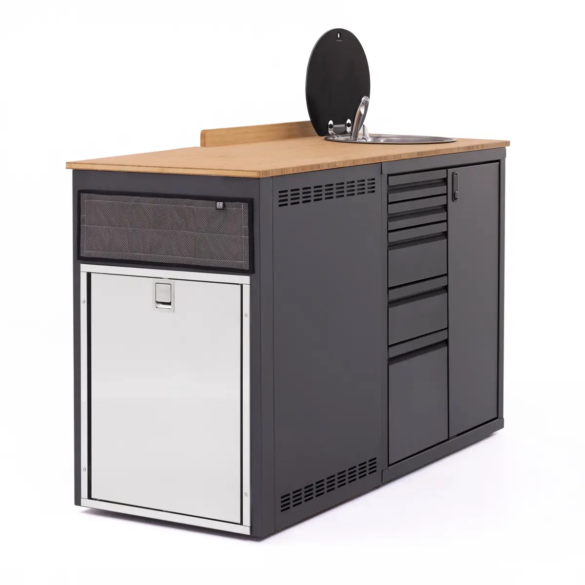 56In Forward Facing Galley W/Drawers - 85 1