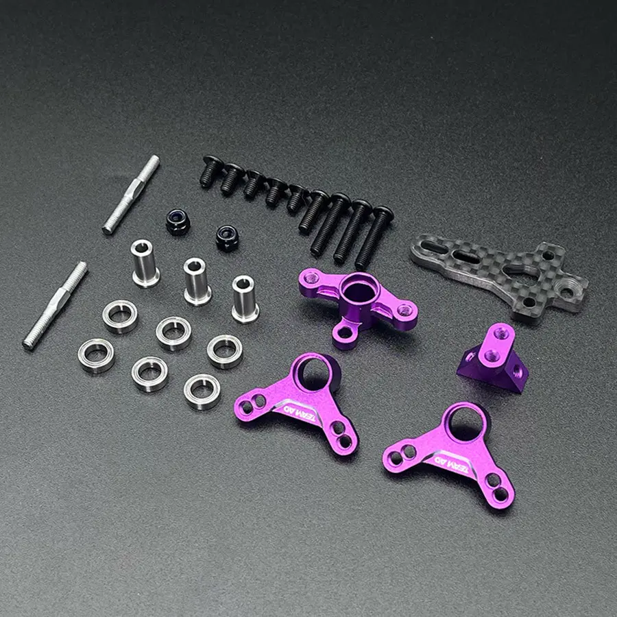 Team Ad Ad-Xf Ifs Horizontal Shock Conversion Kit - Purple 1