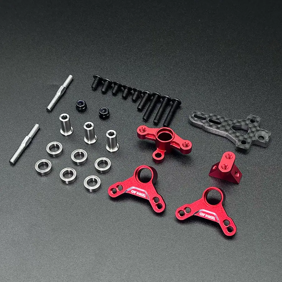 Team Ad Ad-Xf Ifs Horizontal Shock Conversion Kit - Red 1