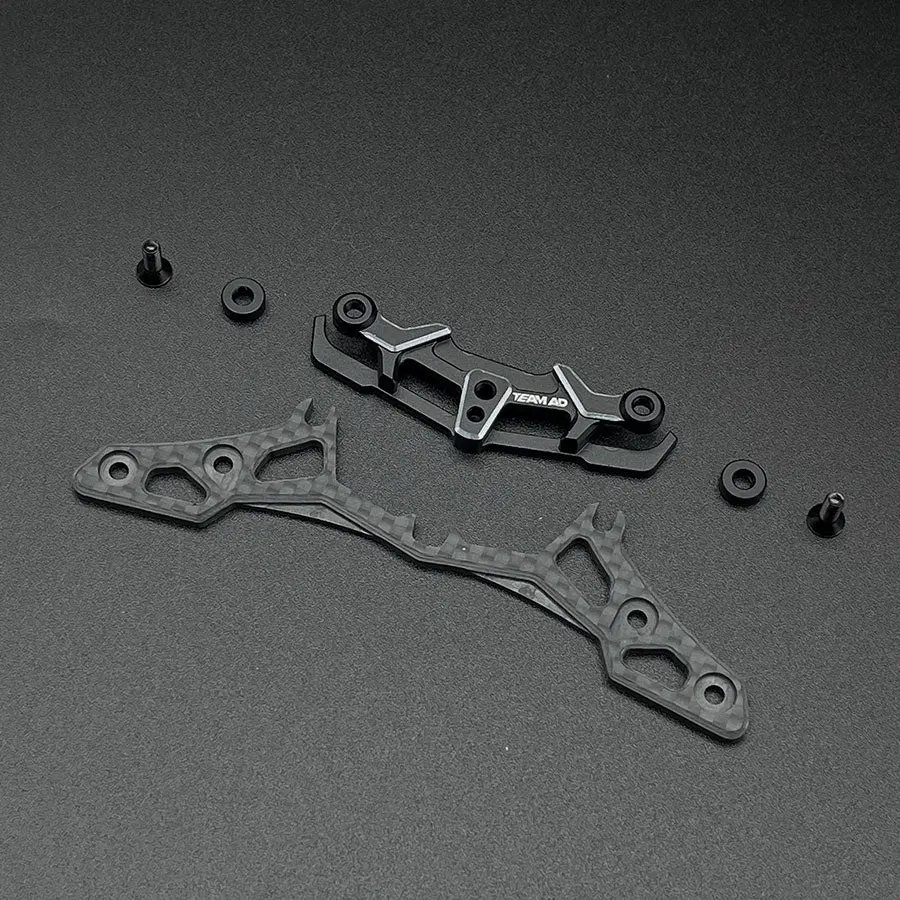 Team Ad Front Bumper Set - Black 1