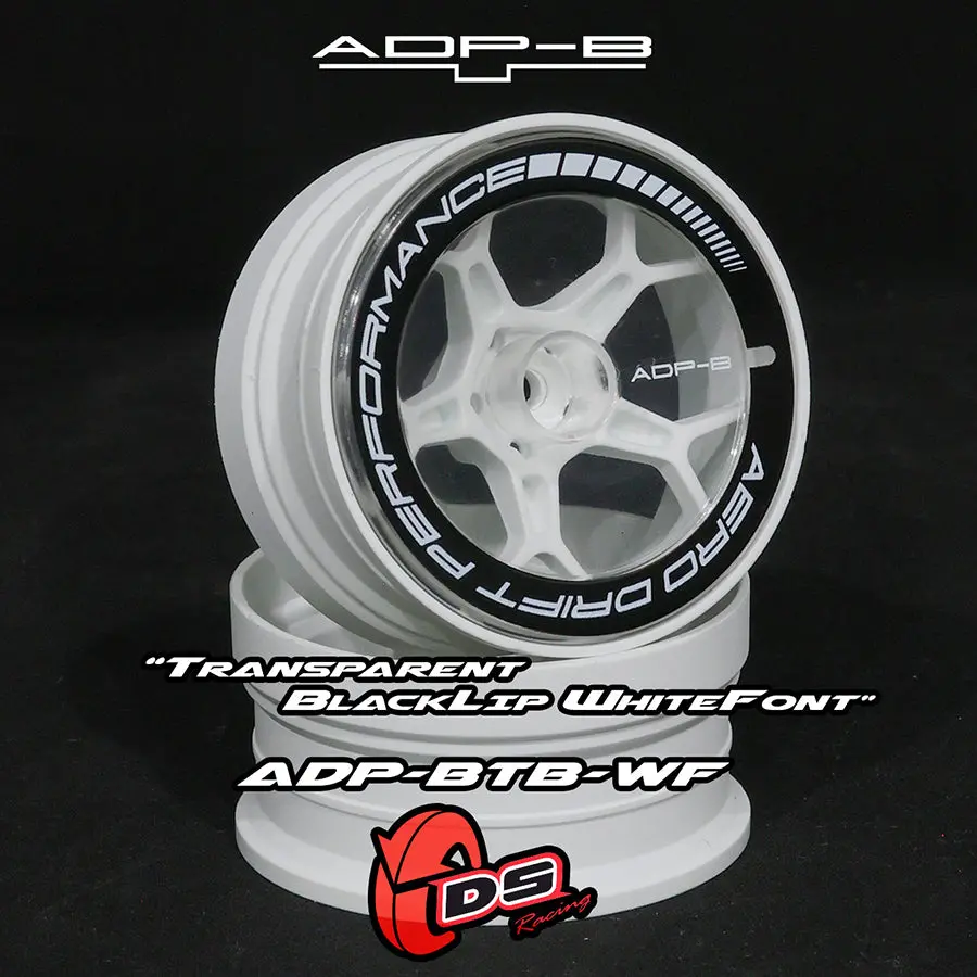 Aero Drift Performance Wheel Cover - Flat Transparent / Black Lip 1