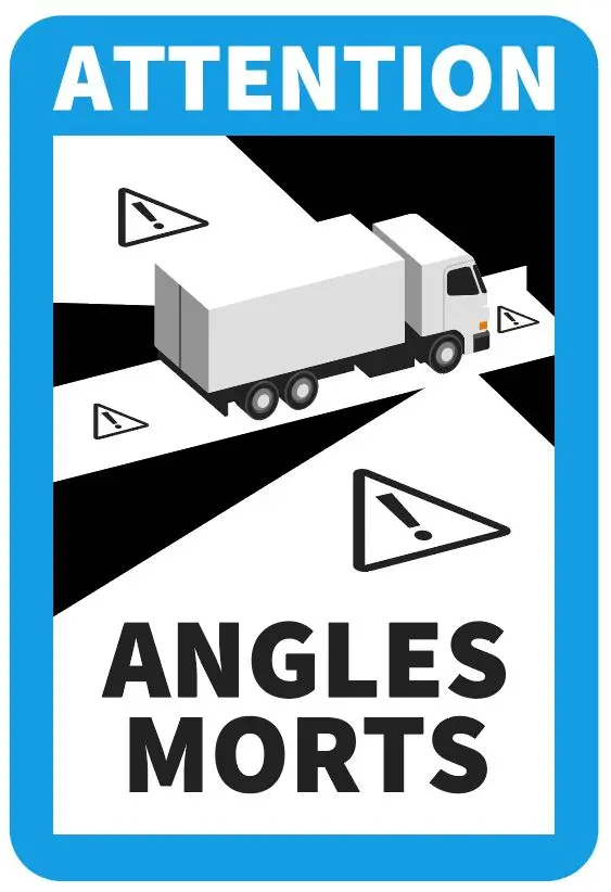 Stickers Angles Morts Bleu Ciel - Non Officiels 1