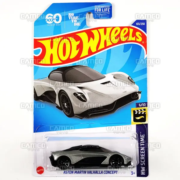 Aston Martin Valhalla Concept #103 Silver - 2022 Hot Wheels 1