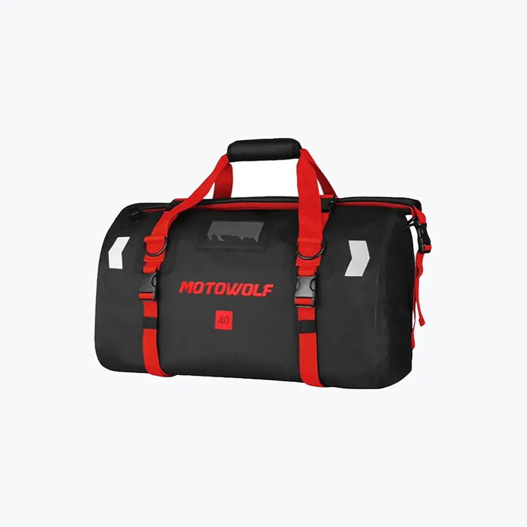 Motowolf Bag Mdl0717 Black Red 40L 1