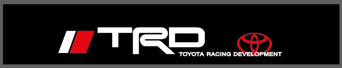 Bande Pare Soleil Toyota Trd Tts - Réf Toyota01 1