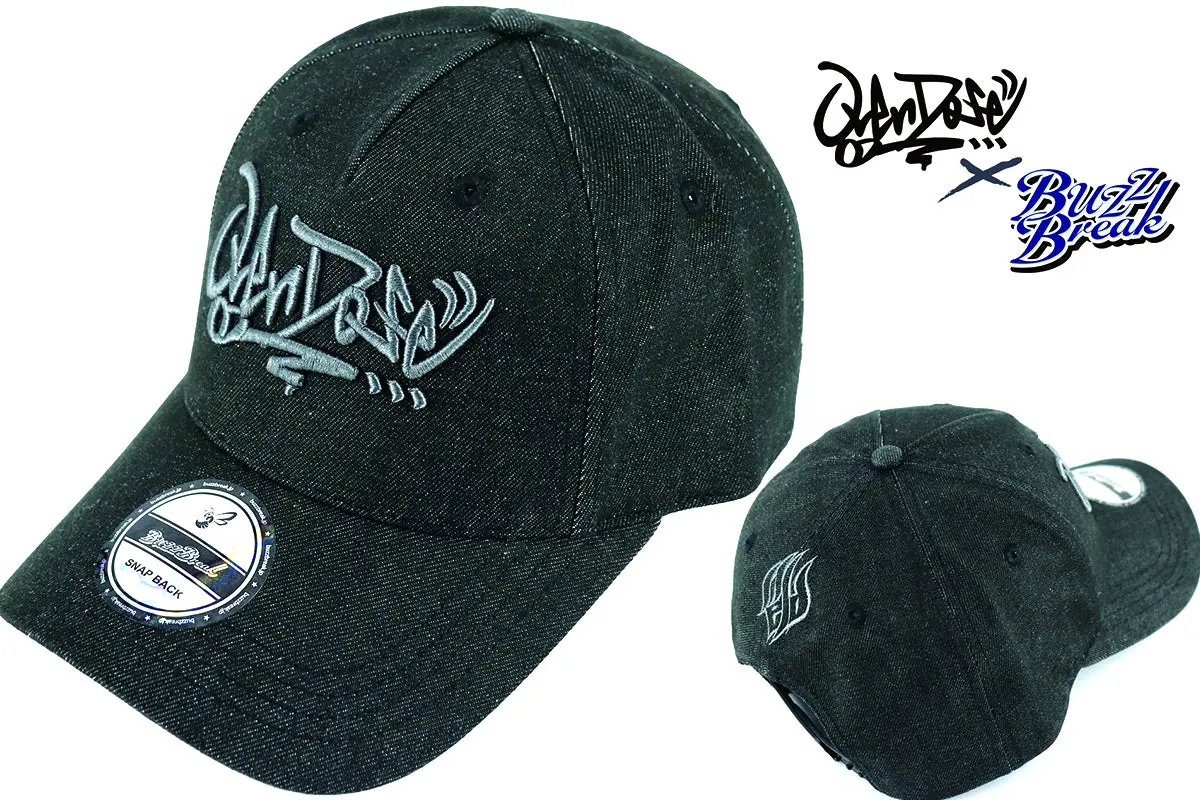 Overdose X Buzz Break Black Denim Cap 1