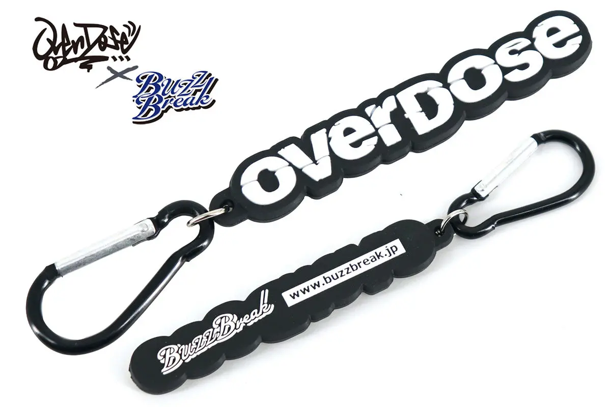 Overdose Rubber Keychain Overdose A - Letter Type 1