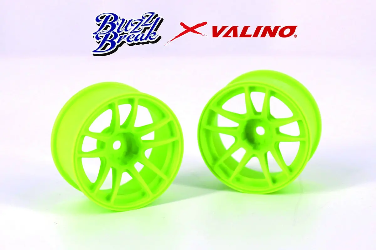Buzz Break N820s R-Spec Wheel Set 26Mm - Lime Yellow 1