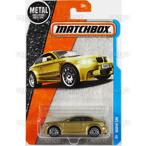 Bmw 1M #12 Gold - 2016 Matchbox Basic 1