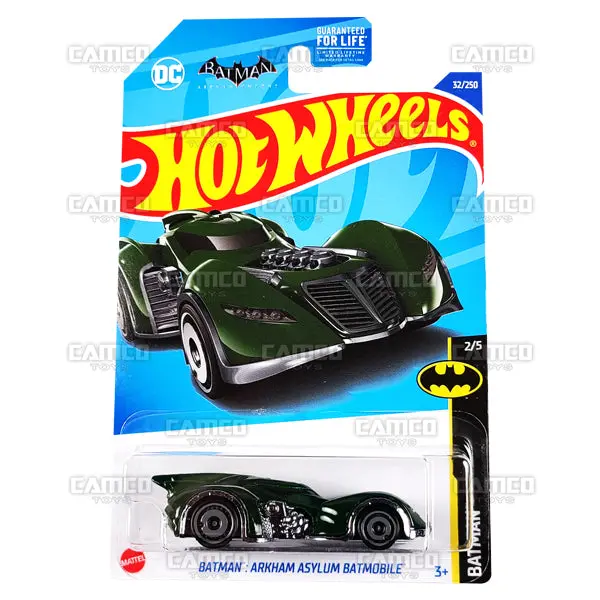 Batman Arkham Asylum Batmobile #32 Green - 2022 Hot Wheels 1