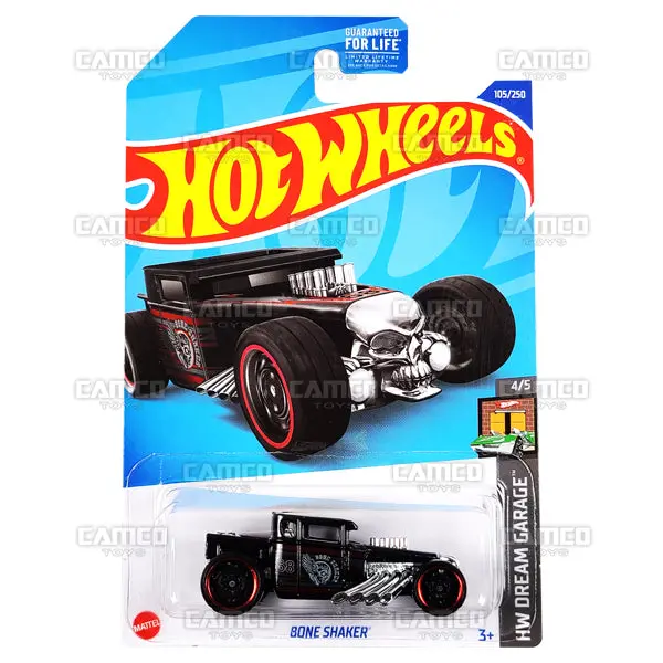 Bone Shaker #105 Black - 2022 Hot Wheels 1