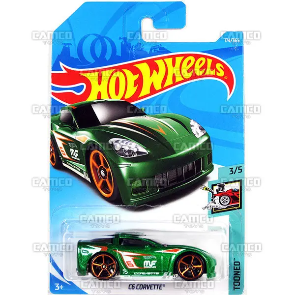C6 Corvette #174 Green - 2018 Hot Wheels 1
