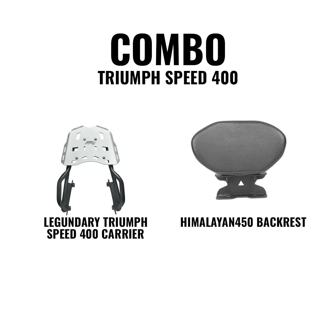 Legundary Triumph Speed 400 Carrier X Lcb Backrest 1