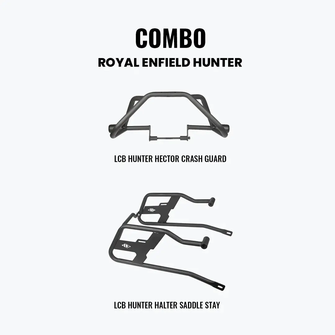 Legundary Crash Guard & Saddle Stay Combo For Hunter 350 1