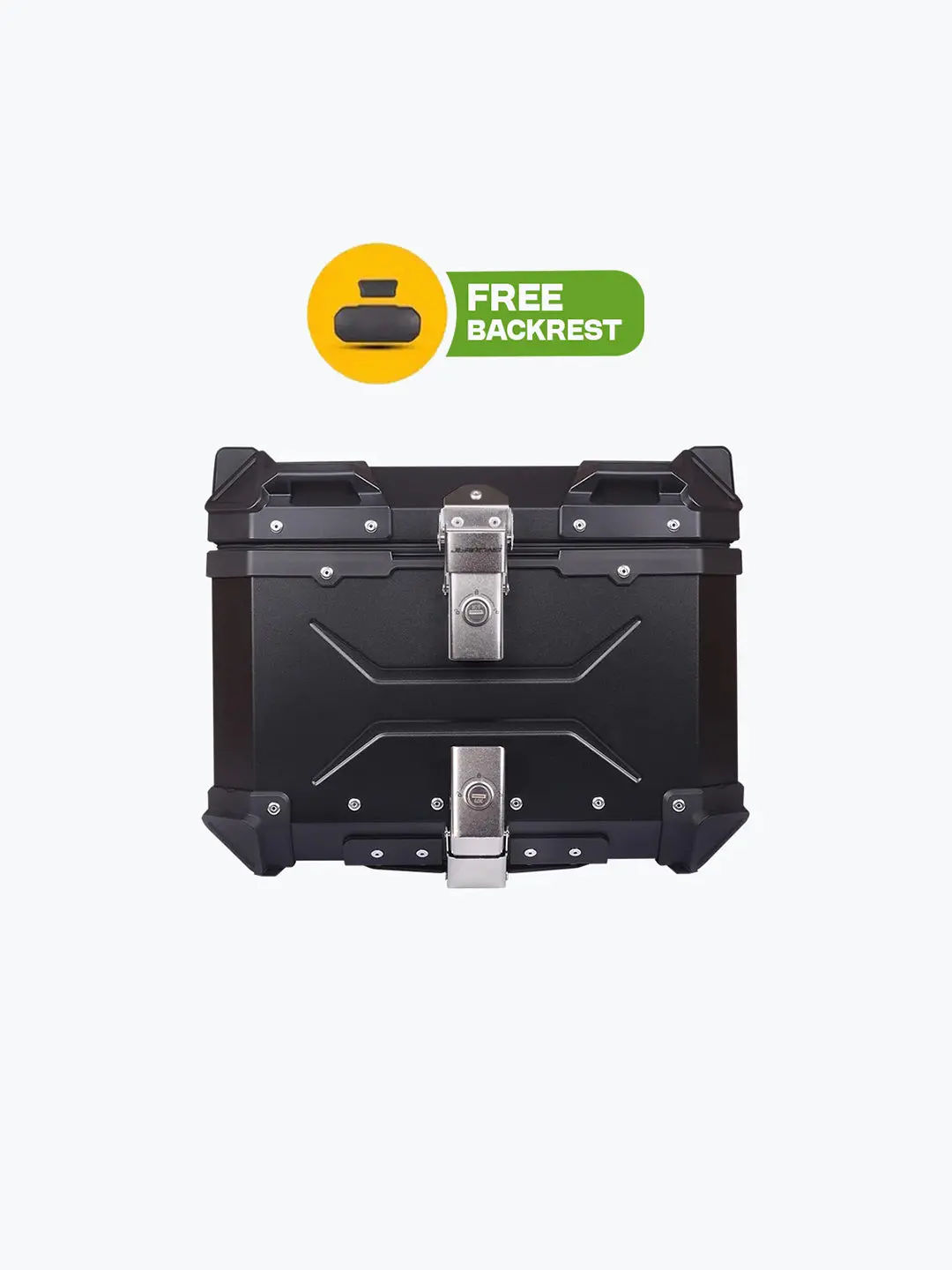 Jb Racing Top Case Space X 45L Premium With Back Rest Pad 1