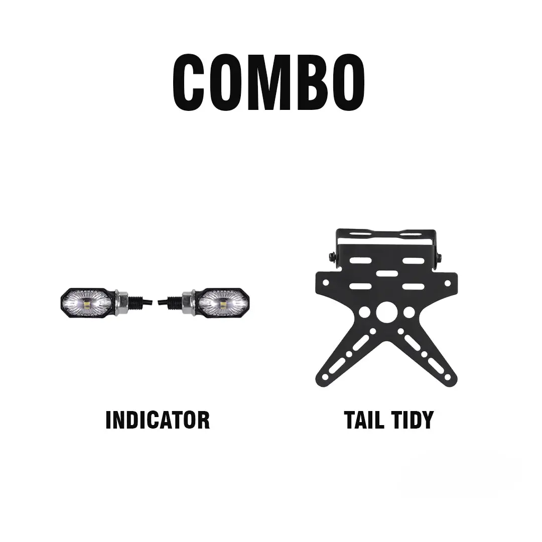 Indicator Ac-0225 White + Jb Tail Tidy Normal Black Ms 1