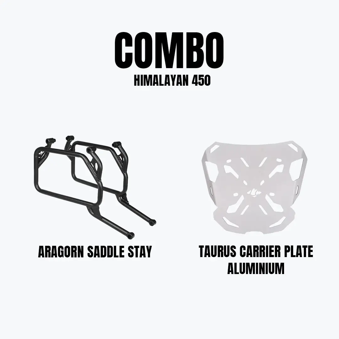 Legundary Re Himalayan 450 Aragorn Saddle Stay & Taurus Carrier Plate Al Combo 1