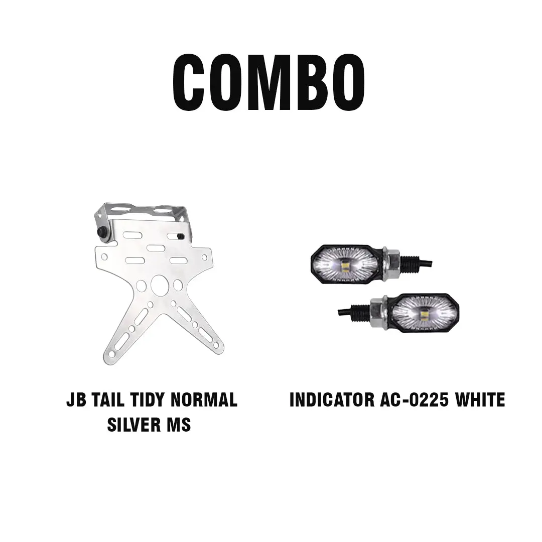 Indicator Ac-0225 White + Jb Tail Tidy Normal Silver Ms 1
