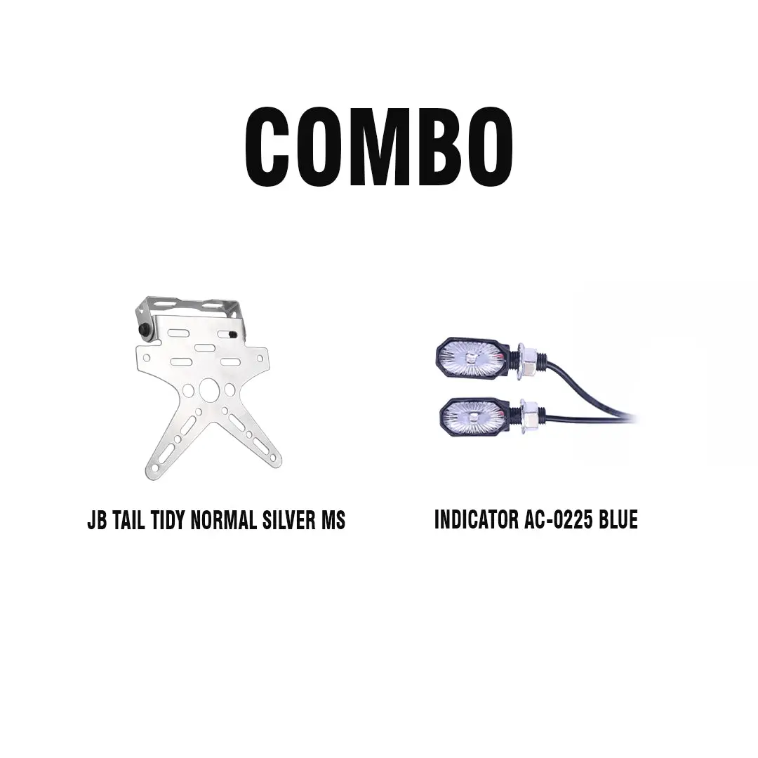 Jb Tail Tidy Normal Silver Ms + Indicator Ac-0225 Blue 1