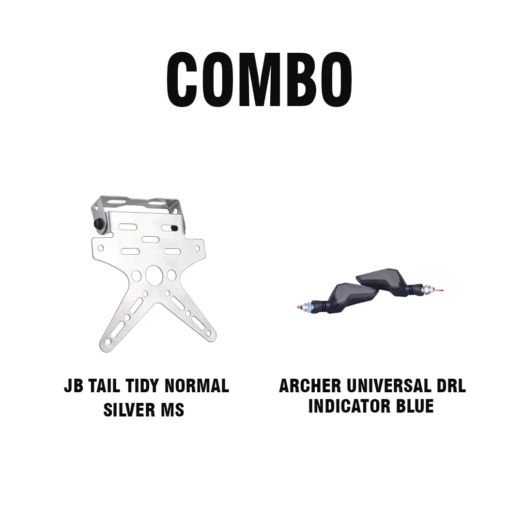 Archer Universal Drl Indicator Blue + Jb Tail Tidy Normal Silver Ms 1