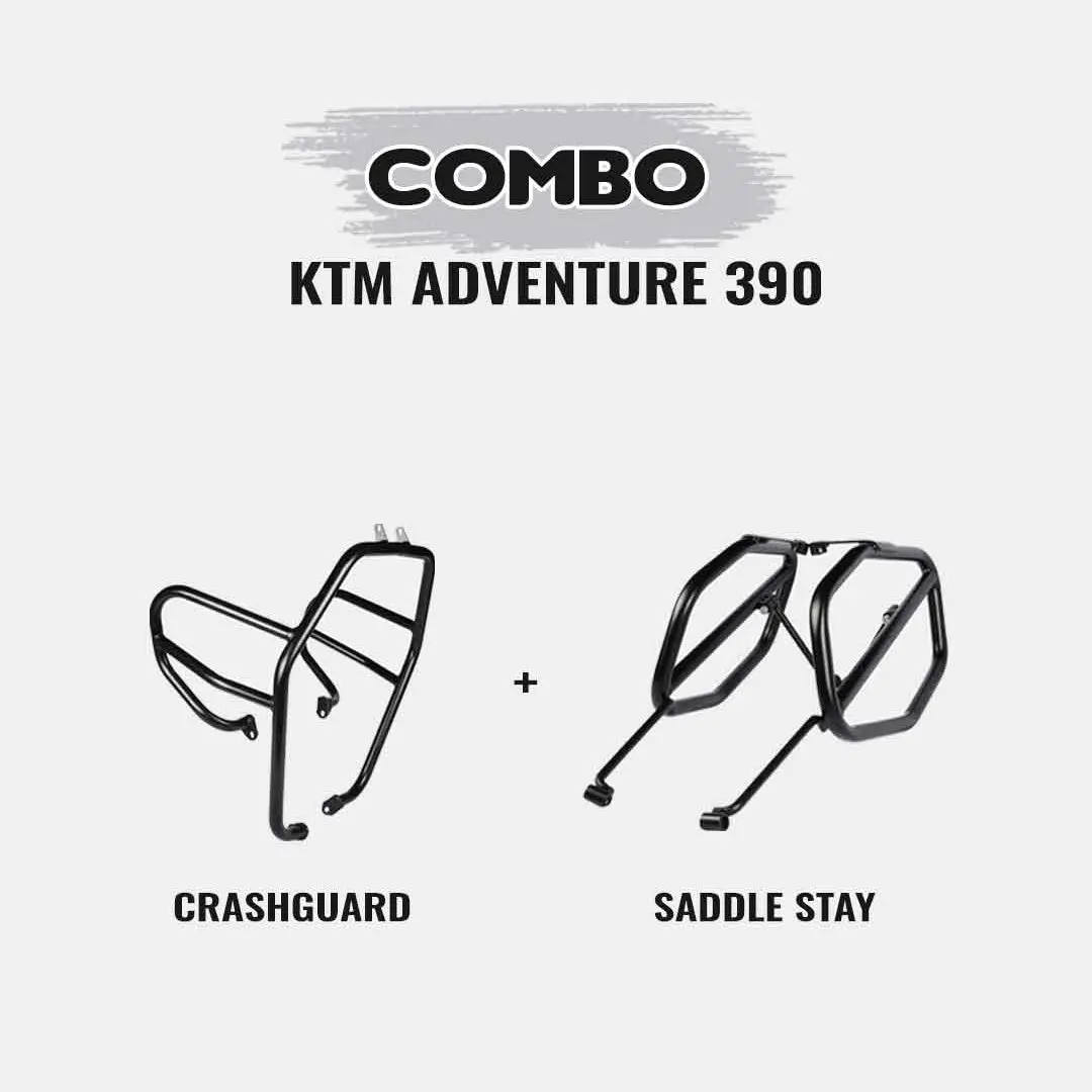 Adventure Combo Crash Guard+Saddle Stay 1