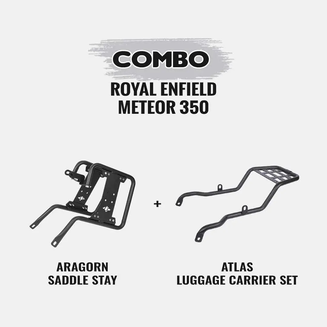 Meteor Combo-Atlas Luggage Carrier Set+Aragorn Saddle Stay 1
