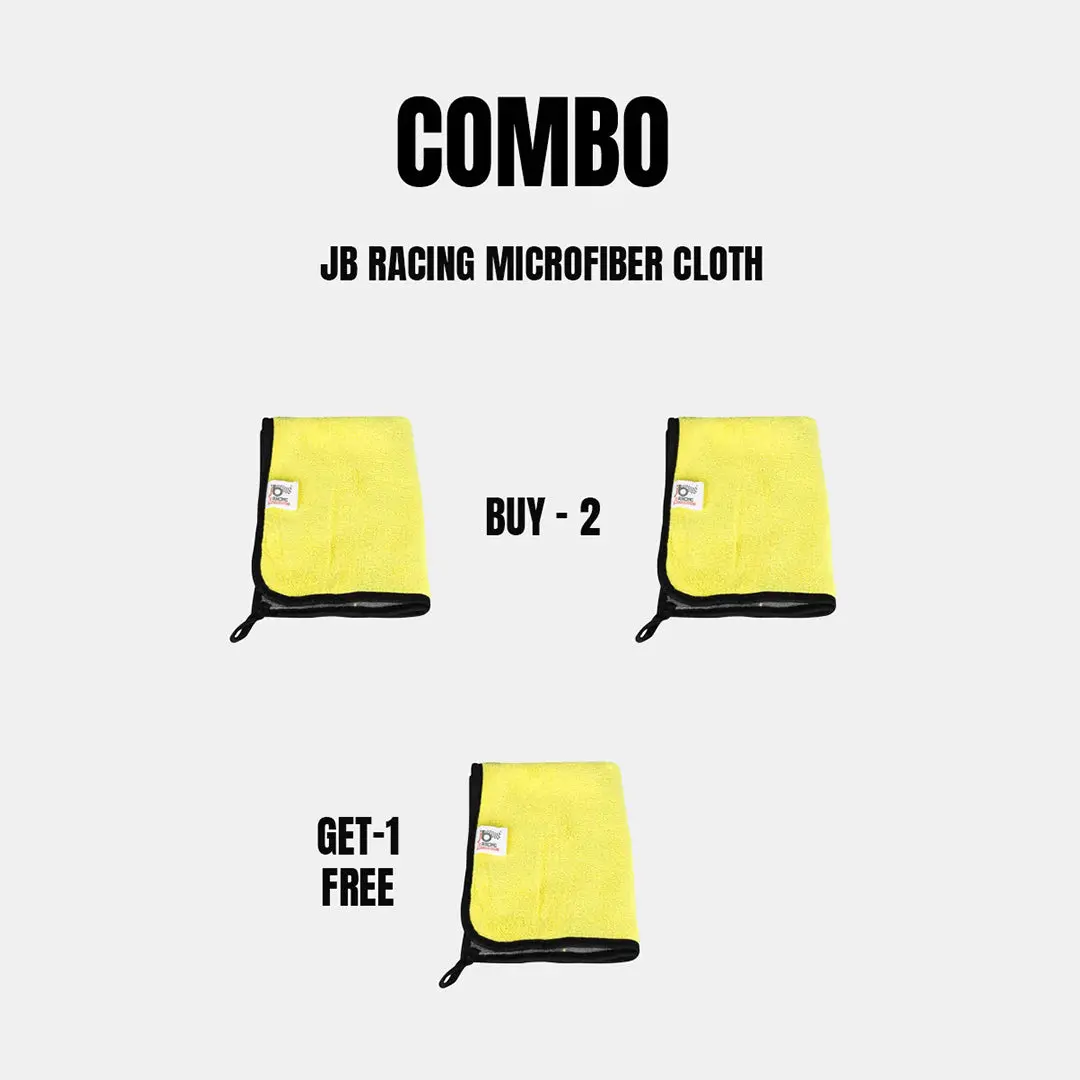 Jb Racing Microfiber Towel Ylw 30*60 Cm 2.0 Jb Buy 2 Get 1 Combo 1