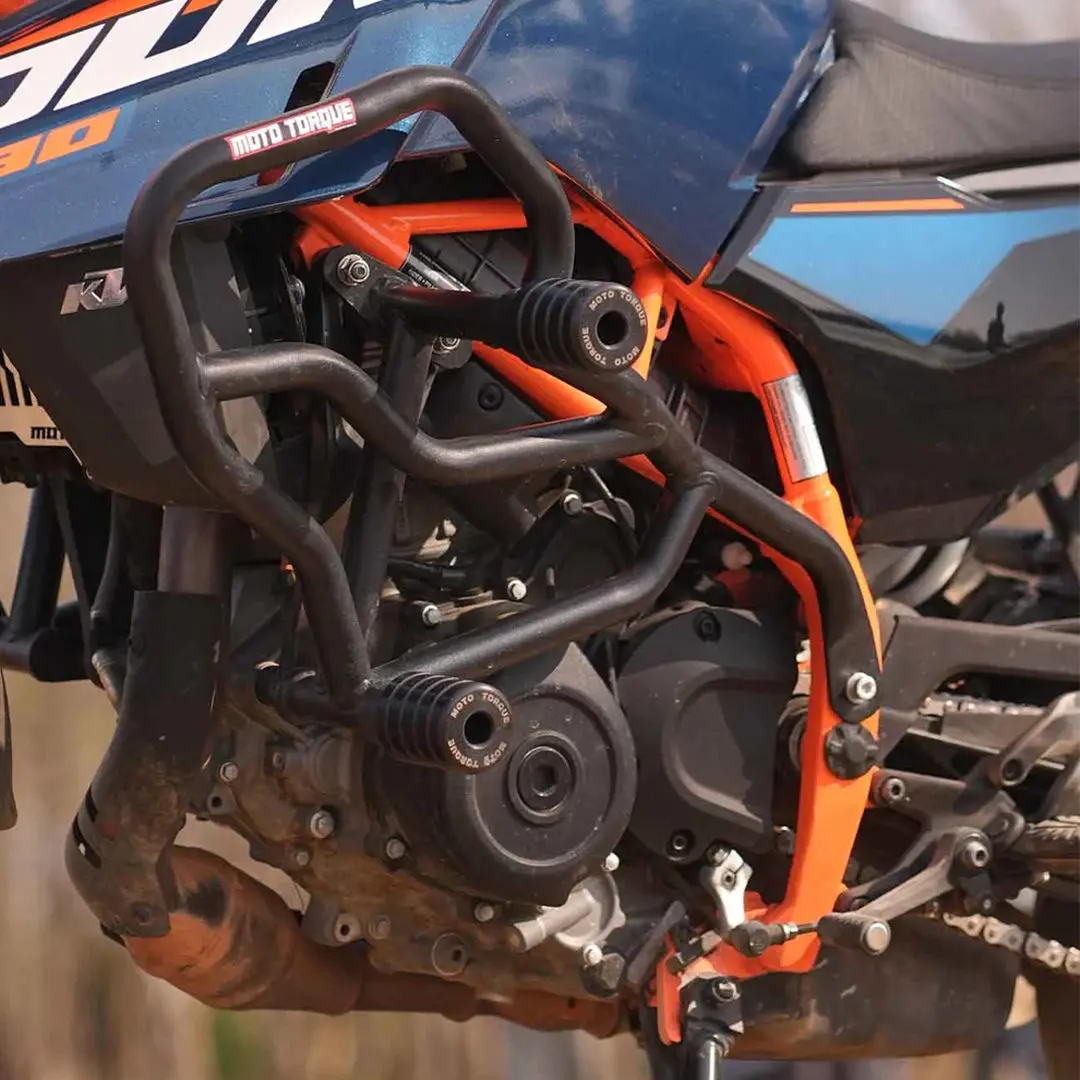 Moto Torque Thor Crash Guard With Slider Duke 250/390 Gen 3 Black 1