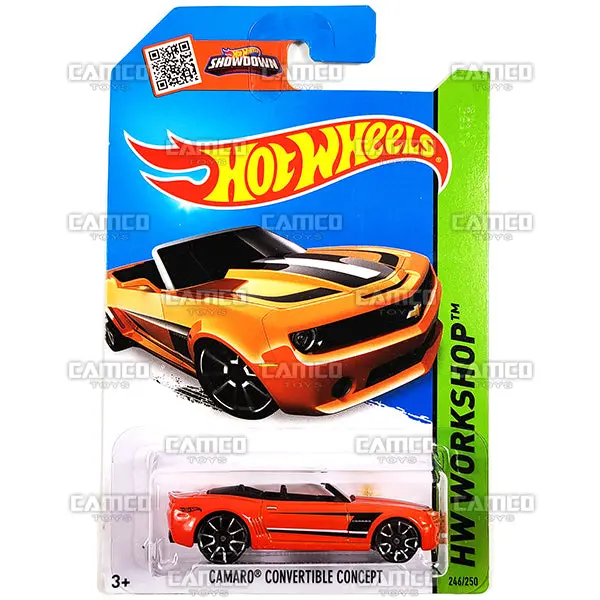 Camaro Convertible Concept #246 Orange - 2015 Hot Wheels 1