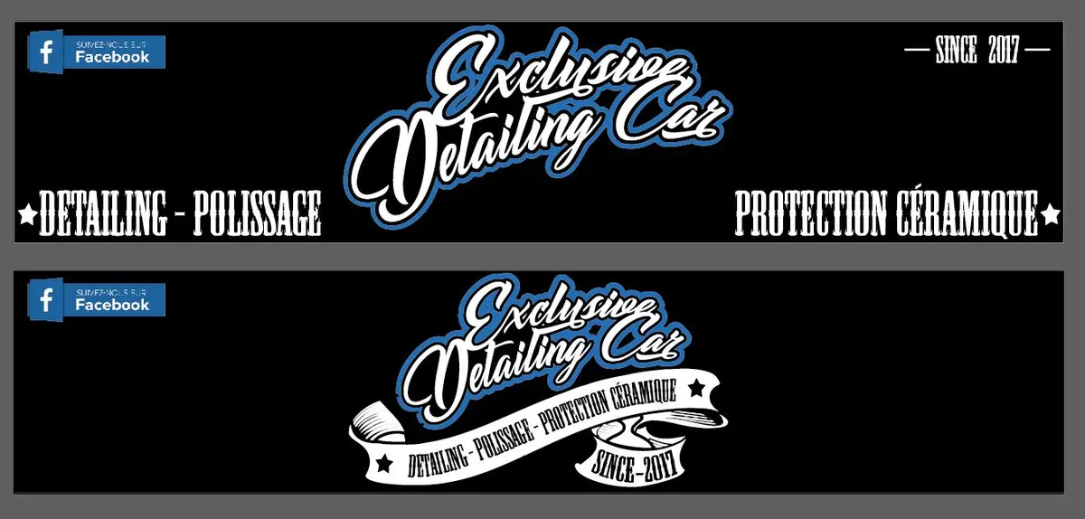 Cache Plaque Personnalisee - Exclusive Detailing Car 1