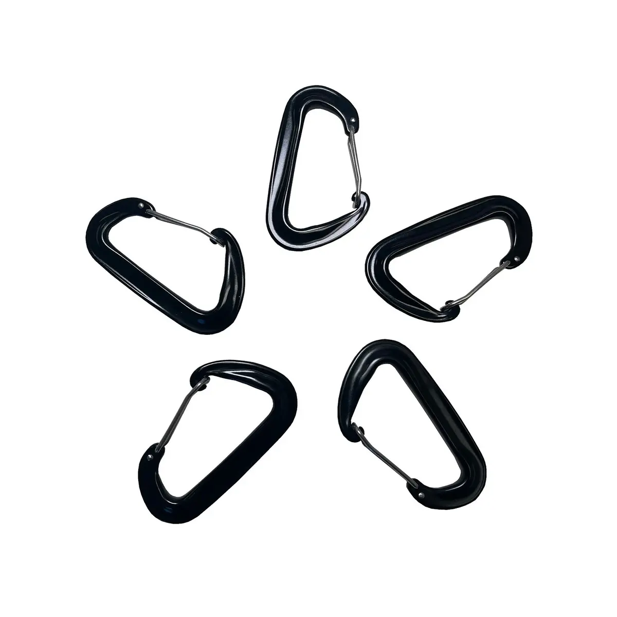 Black Caribener Clip - 5 Pack 1