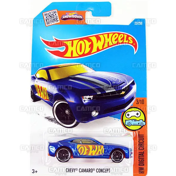 Chevy Camaro Concept #23 Blue - 2016 Hot Wheels 1