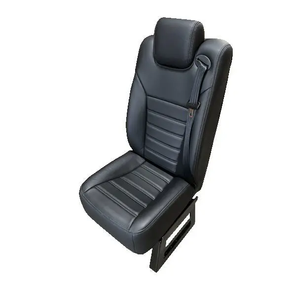 Leather Driver Side Reclining Commuter Seat 1