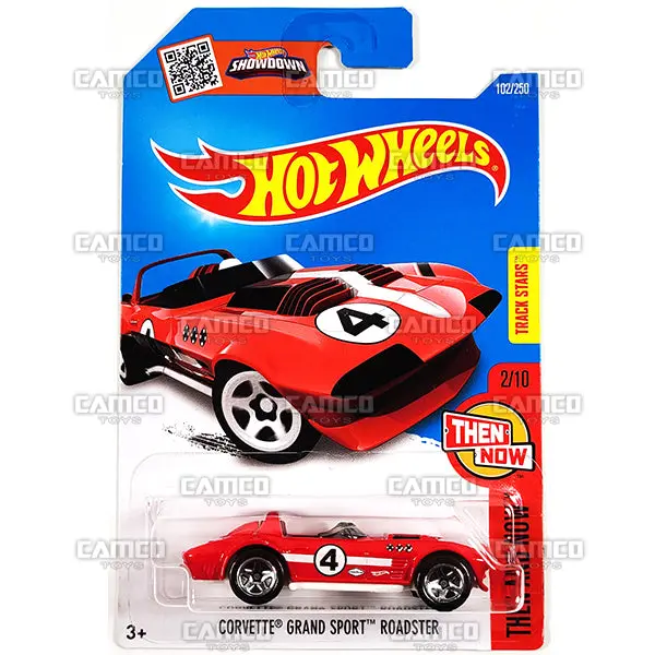 Corvette Grand Sport Roadster #102 Red - 2016 Hot Wheels 1