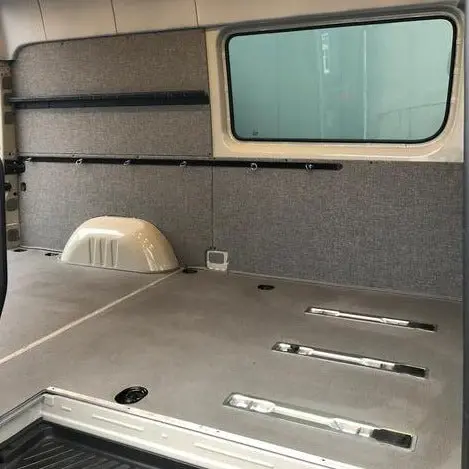 2019+ Sprinter Van Wall Liner Kit, 144" High Roof, Upholstered Crew (Factory Headliner) 1