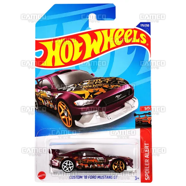 Custom 18 Ford Mustang Gt #175 - 2022 Hot Wheels 1