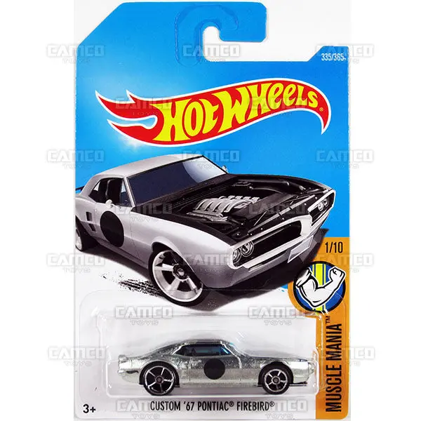 Custom 67 Pontiac Firebird #335 Zamac - 2017 Hot Wheels 1