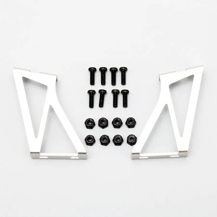 Yokomo Alum. Wing Mount - Silver 1