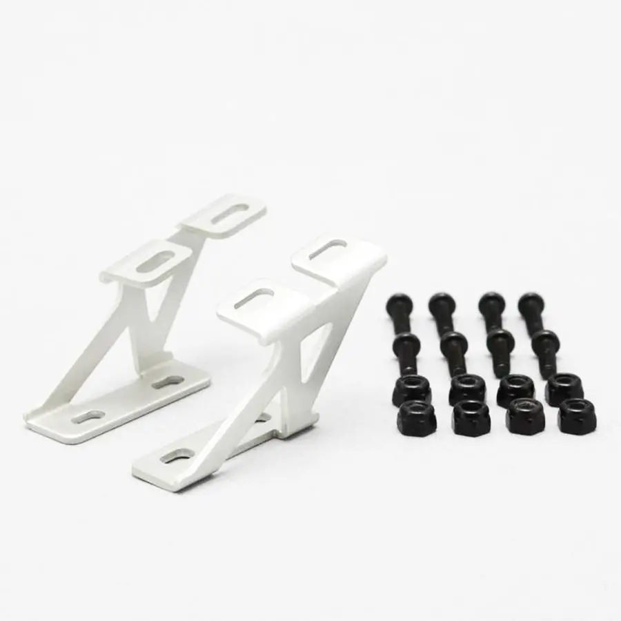 Yokomo Alum. Wing Mount (Low Type) - Silver 1