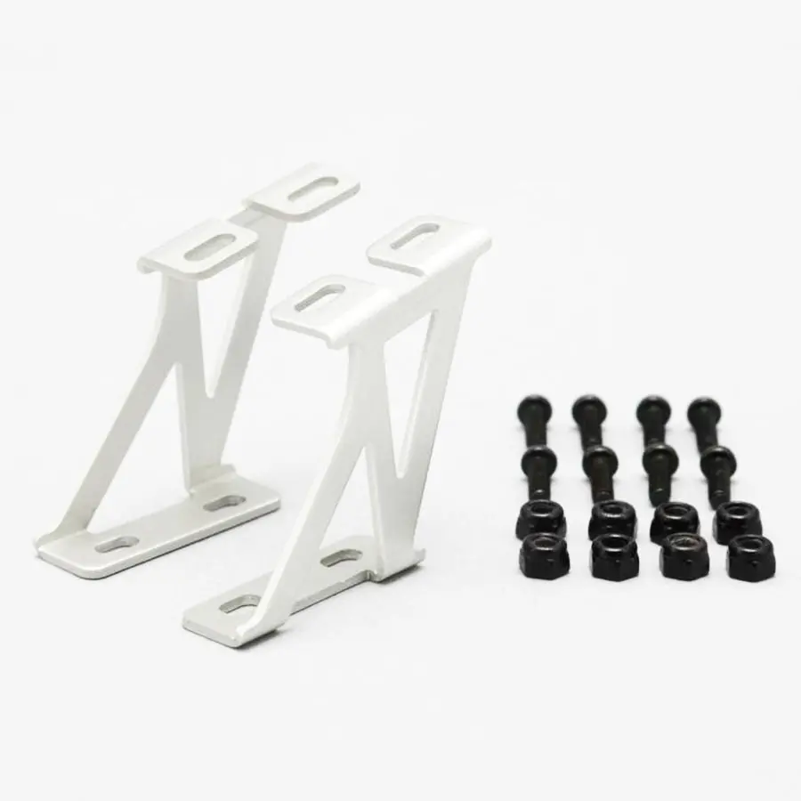 Yokomo Alum. Wing Mount (Mid Type) - Silver 1