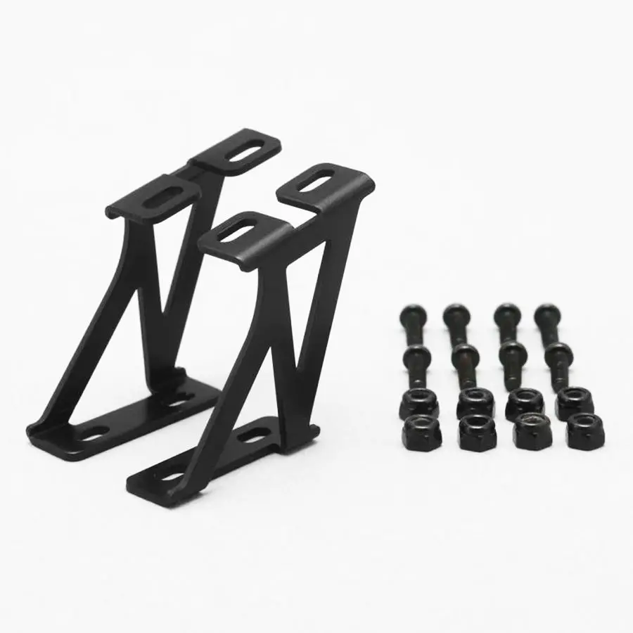 Yokomo Alum. Wing Mount (Mid Type) - Black 1